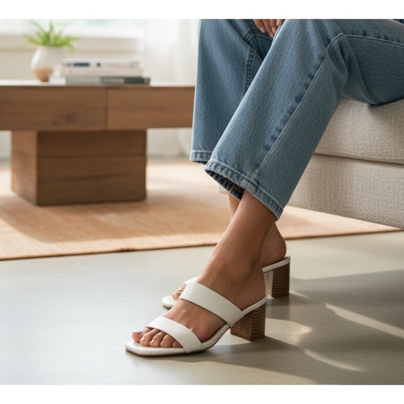 Kelly & Katie Shoes - Kelly & Katie Heeled Sandals Cream Size 6.5